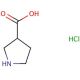 Pyrrolidine-3-carboxylic acid hydrochloride (CAS 953079-94-2) - chemical structure image