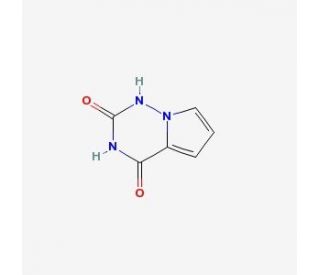 Pyrrolo[2,1-f][1,2,4]triazine-2,4-dione (CAS 918538-04-2) - chemical structure image