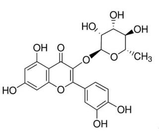 Quercitrin (CAS 522-12-3) - chemical structure image