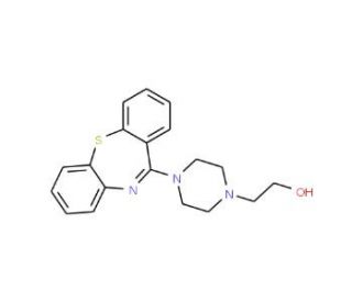 Quetiapine Hydroxy Impurity (CAS 329216-67-3) - chemical structure image