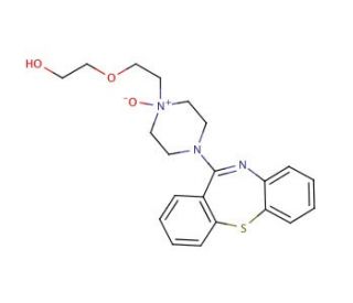Quetiapine N-Oxide (CAS 1076199-40-0) - chemical structure image