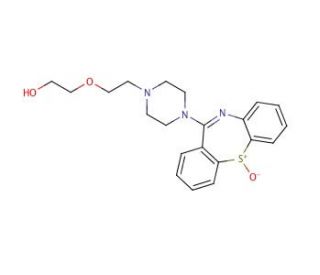 Quetiapine Sulfoxide (CAS 329216-63-9) - chemical structure image
