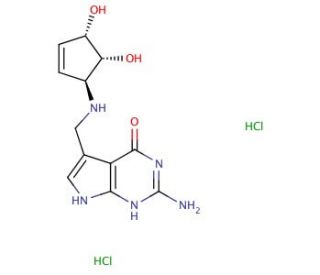 Queuine hydrochloride (CAS 69565-92-0) - chemical structure image