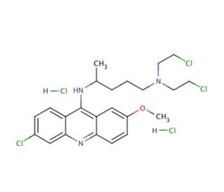 Quinacrine mustard dihydrochloride (CAS 4213-45-0) - chemical structure image