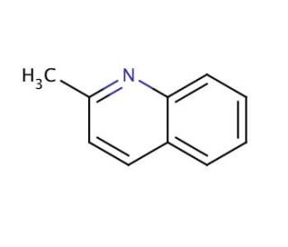 Quinaldine (CAS 91-63-4) - chemical structure image