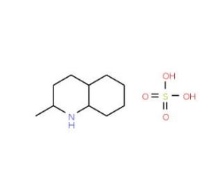 Quinaldine sulfate salt (CAS 655-76-5) - chemical structure image