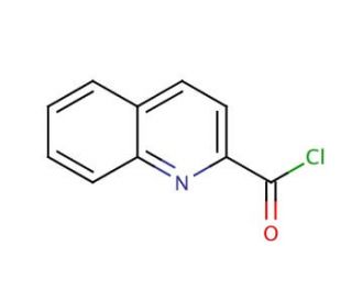 Quinaldoyl chloride (CAS 50342-01-3) - chemical structure image