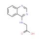 (quinazolin-4-ylamino)acetic acid (CAS 55040-11-4) - chemical structure image