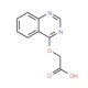 (Quinazolin-4-yloxy)-acetic acid (CAS 842959-64-2) - chemical structure image