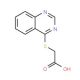 (Quinazolin-4-ylsulfanyl)-acetic acid - chemical structure image
