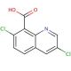 Quinchlorac (CAS 84087-01-4) - chemical structure image
