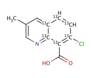 Quinmerac-13C6 (CAS 1185039-71-7) - chemical structure image