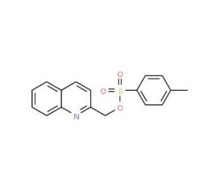 quinolin-2-ylmethyl 4-methylbenzenesulfonate (CAS 19820-77-0) - chemical structure image