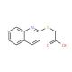 (Quinolin-2-ylsulfanyl)-acetic acid - chemical structure image