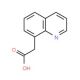Quinolin-8-yl-acetic acid (CAS 152150-04-4) - chemical structure image