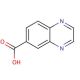 Quinoxaline-6-carboxylic acid (CAS 6925-00-4) - chemical structure image