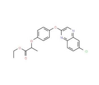 Quizalofop (CAS 76578-12-6) - chemical structure image