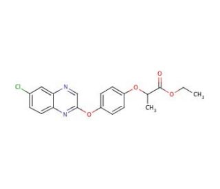 Quizalofop-ethyl (CAS 76578-14-8) - chemical structure image
