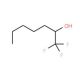 (R)-(+)-1,1,1-Trifluoroheptan-2-ol (CAS 175840-70-7) - chemical structure image