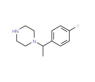 (R)-1-(1-(4-Fluorophenyl)ethyl)piperazine (CAS 862270-48-2) - chemical structure image