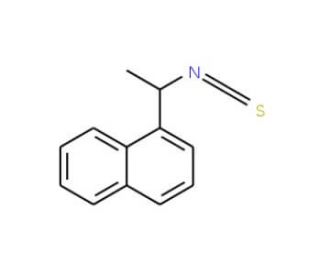 (R)-(−)-1-(1-Naphthyl)ethyl isothiocyanate (CAS 138617-82-0) - chemical structure image