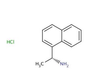 (R)-(&plus;)-1-(1-Naphthyl)ethylamine hydrochloride (CAS 82572-04-1) - chemical structure image