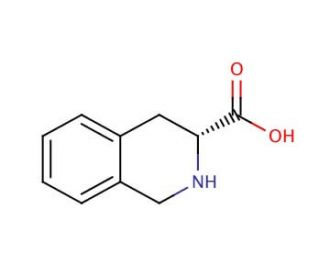 (R)-1,2,3,4-Tetrahydro-3-isoquinolinecarboxylic acid (CAS 103733-65-9) - chemical structure image