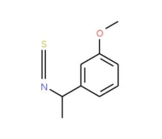 (R)-(&minus;)-1-(3-Methoxyphenyl)ethyl isothiocyanate (CAS 749261-39-0) - chemical structure image