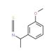 (R)-(−)-1-(3-Methoxyphenyl)ethyl isothiocyanate (CAS 749261-39-0) - chemical structure image