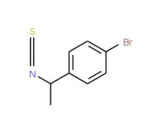 (R)-(&minus;)-1-(4-Bromophenyl)ethyl isothiocyanate (CAS 745784-01-4) - chemical structure image