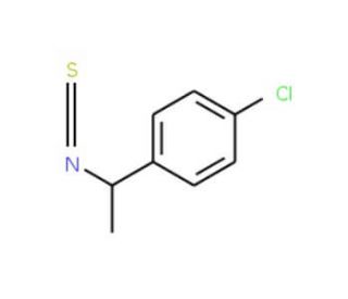 (R)-(&minus;)-1-(4-Chlorophenyl)ethyl isothiocyanate (CAS 737000-80-5) - chemical structure image