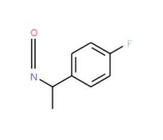 (R)-(&plus;)-1-(4-Fluorophenyl)ethyl isocyanate (CAS 745783-73-7) - chemical structure image