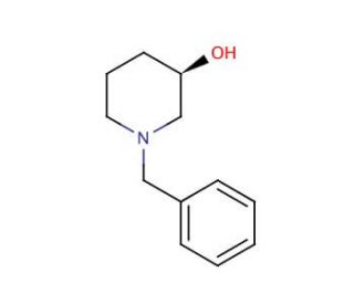 (R)-(&minus;)-1-Benzyl-3-hydroxypiperidine (CAS 91599-81-4) - chemical structure image