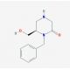 (R)-1-Benzyl-6-hydroxymethyl-piperazin-2-one - chemical structure image