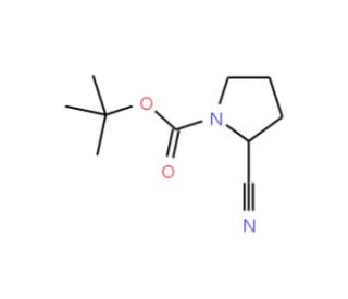 (R)-(&plus;)-1-Boc-2-pyrrolidinecarbonitrile (CAS 228244-20-0) - chemical structure image