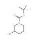 (R)-1-Boc-3-hydroxypiperidine (CAS 143900-43-0) - chemical structure image