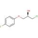 (R)-(+)-1-Chloro-3-(4-fluorophenoxy)-2-propanol (CAS 307532-04-3) - chemical structure image