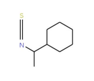(R)-(&minus;)-1-Cyclohexylethyl isothiocyanate (CAS 196402-21-8) - chemical structure image