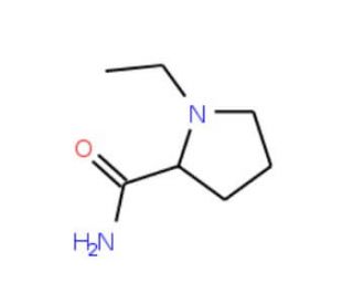 (R)-(&plus;)-1-Ethyl-2-pyrrolidinecarboxamide - chemical structure image
