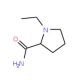 (R)-(+)-1-Ethyl-2-pyrrolidinecarboxamide - chemical structure image