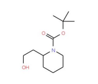 (R)-1-N-Boc-piperidine-2-ethanol (CAS 250249-85-5) - chemical structure image