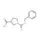 (R)-1-N-Cbz-Pyrrolidine-3-carboxylic acid (CAS 192214-06-5) - chemical structure image