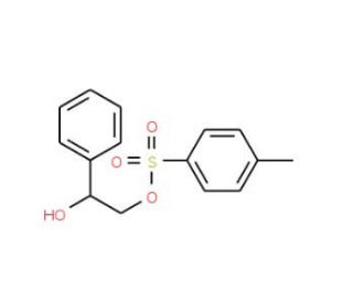 (R)-(&minus;)-1-Phenyl-1,2-ethanediol 2-tosylate (CAS 40434-87-5) - chemical structure image