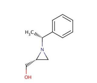 (R)-1-[(R)-&alpha;-Methylbenzyl)aziridine-2-methanol (CAS 173034-70-3) - chemical structure image
