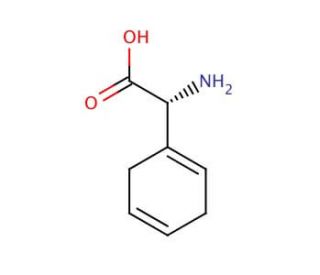 (R)-(&minus;)-2-(2,5-Dihydrophenyl)glycine (CAS 26774-88-9) - chemical structure image