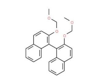 (R)-(&plus;)-2,2&prime;-Bis(methoxymethoxy)-1,1&prime;-binaphthalene (CAS 173831-50-0) - chemical structure image
