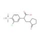 (R)-2-(3-Chloro-4-methanesulfonylphenyl)-3-(2-oxocyclopentyl)propionic acid (CAS 625113-52-2) - chemical structure image