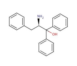 (R)-(&plus;)-2-Amino-1,1,3-triphenyl-1-propanol (CAS 86906-05-0) - chemical structure image