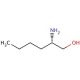 (R)-(−)-2-Amino-1-hexanol (CAS 80696-28-2) - chemical structure image