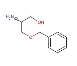(R)-(&plus;)-2-Amino-3-benzyloxy-1-propanol (CAS 58577-87-0) - chemical structure image